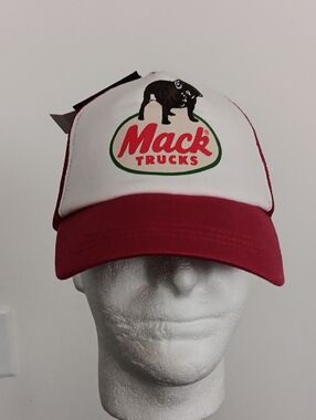 Mack Trucks Red and White Trucker Hat